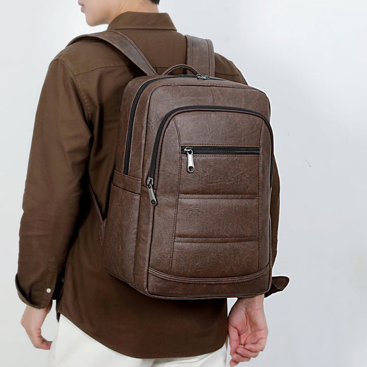 Elegant Backpack Made of Durable Synthetic Leather with Intelligent Compartment System Kalsten