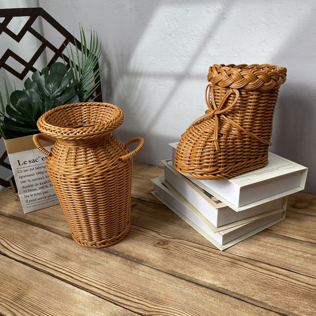 Ladies decorative flower pot in shoe design Kalsten