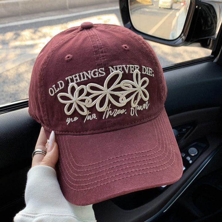 Women's Embroidered Denim Cap Kalsten