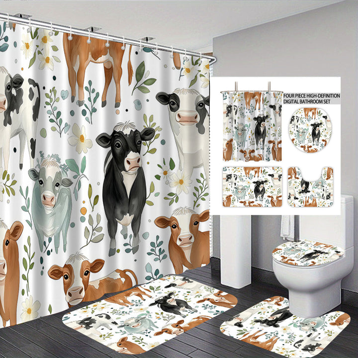 Cartoon Lamb-Themed Bathroom Décor Set Kalsten