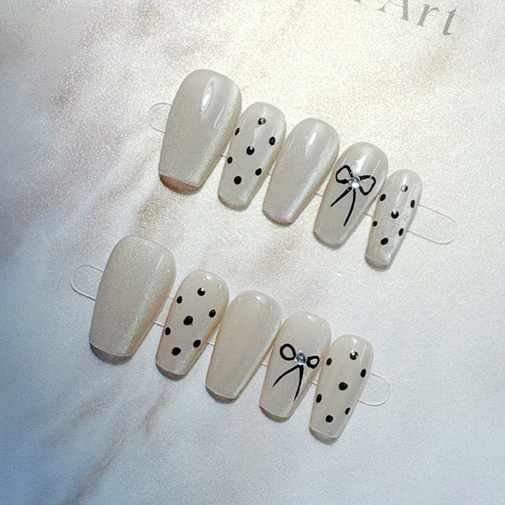 French Tip Press-On Nail Set Kalsten