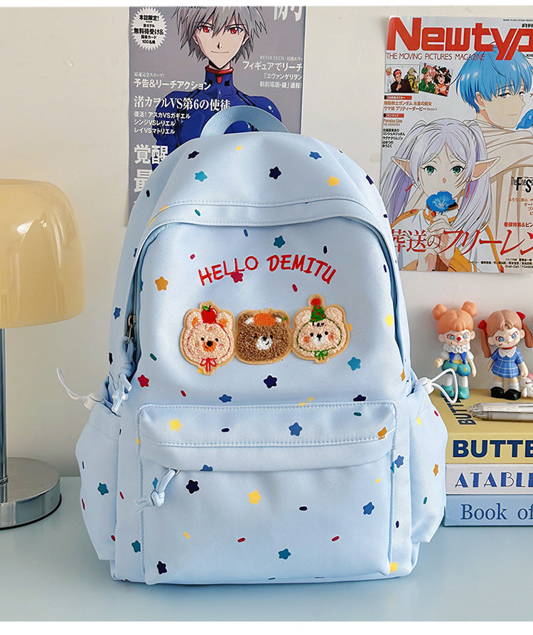 Children's Playful Cartoon-Inspired School Backpack