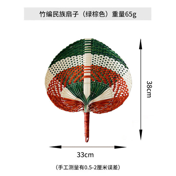 Women Hand-woven Fan made of natural material Kalsten