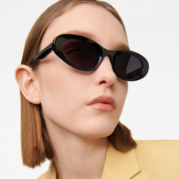Ladies Designer Sunglasses in Modern Oval Design Kalsten