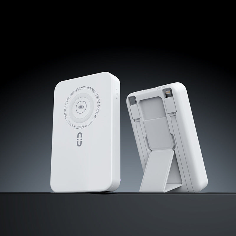 Portable power bank with integrated stand function and fast charging system Kalsten