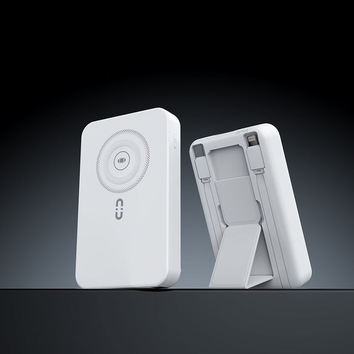 Portable power bank with integrated stand function and fast charging system Kalsten