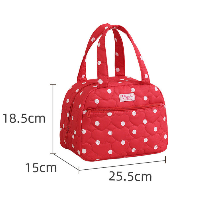Quilted Floral Lunch Tote Kalsten