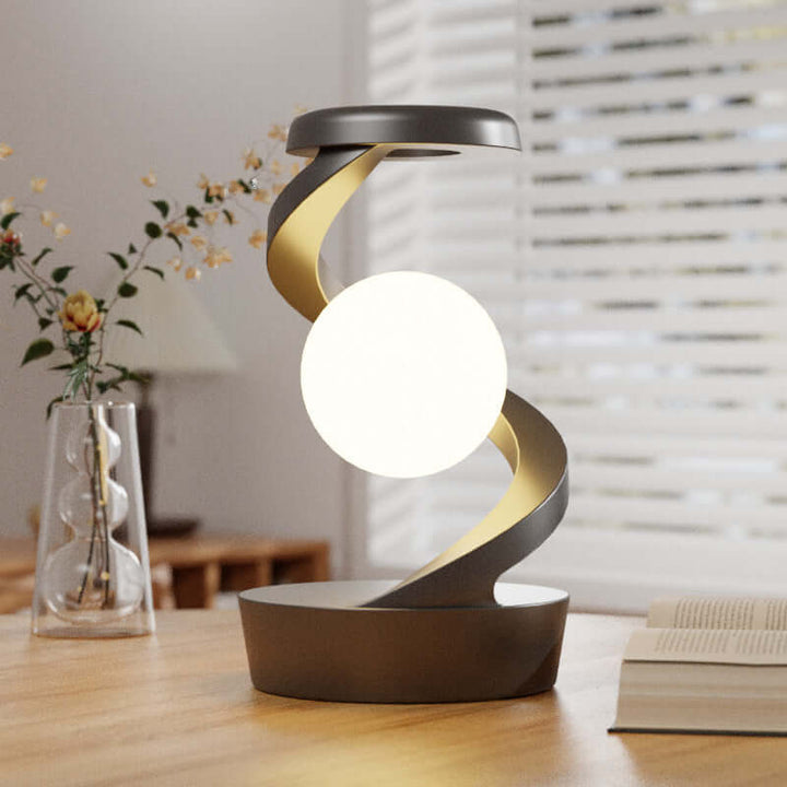 Rotating Moon Desk Lamp With Phone Wireless Charging Sensor Control Table Lamps Decorative Desktop Lamp Small Night Lamp Home Decor | Kalsten