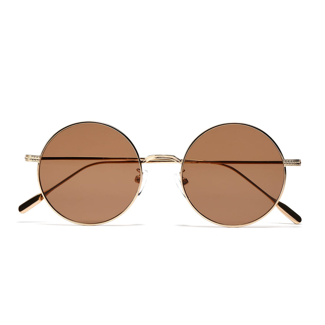 Women round fashionable sunglasses with glamorous frame Kalsten