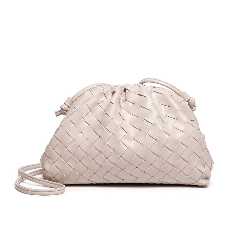 Textured Woven Handheld Clutch Acalora