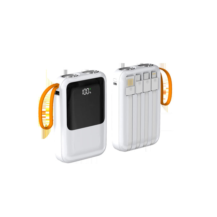 Portable power bank with versatile charging ports and LED display Kalsten