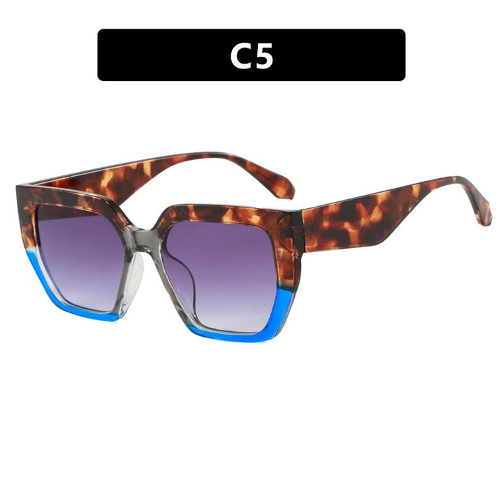 Women's geometric glasses in stylish tortoiseshell pattern Kalsten