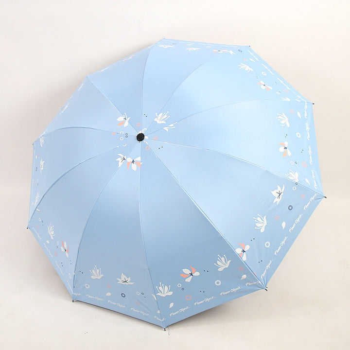 Women elegant umbrella with floral print design Kalsten