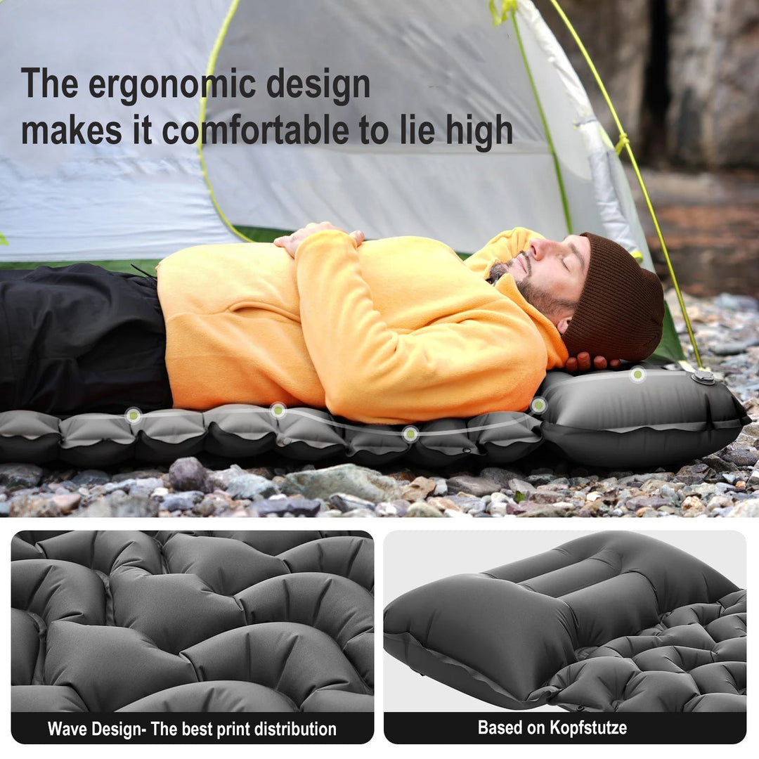 Comfortable Camping Sleeping Mat With Ergonomic Design Kalsten