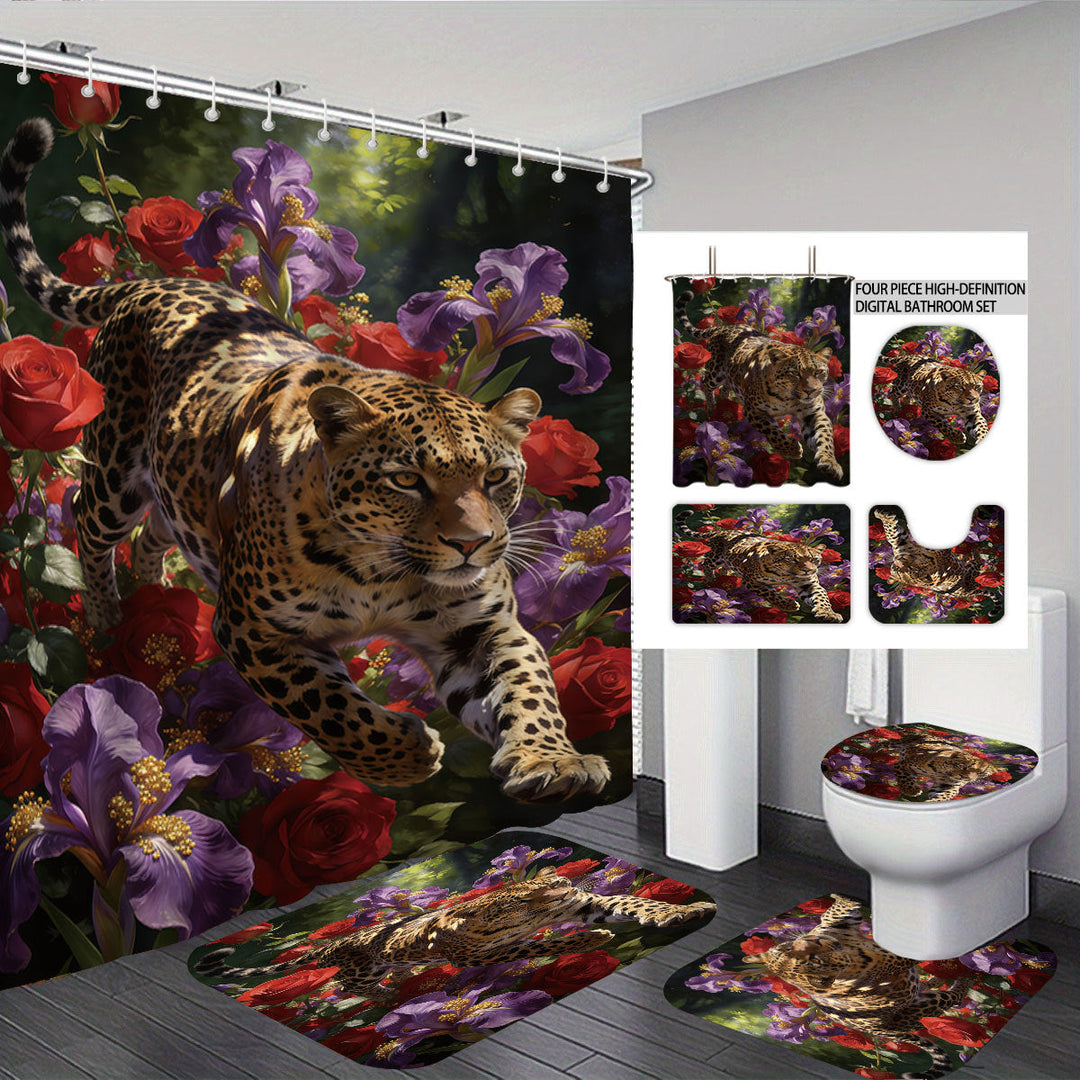 Autumn Leaves Digital Bathroom Set Kalsten