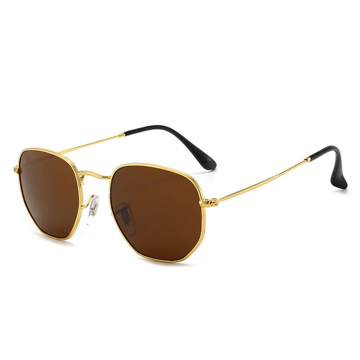 Women's fashionable geometric sunglasses with sturdy metal frame Kalsten
