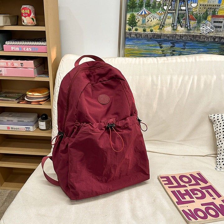 Lightweight Drawstring Closure School Backpack