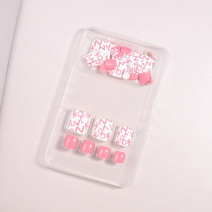 Artistic Floral Press-On Nail Art Set Kalsten