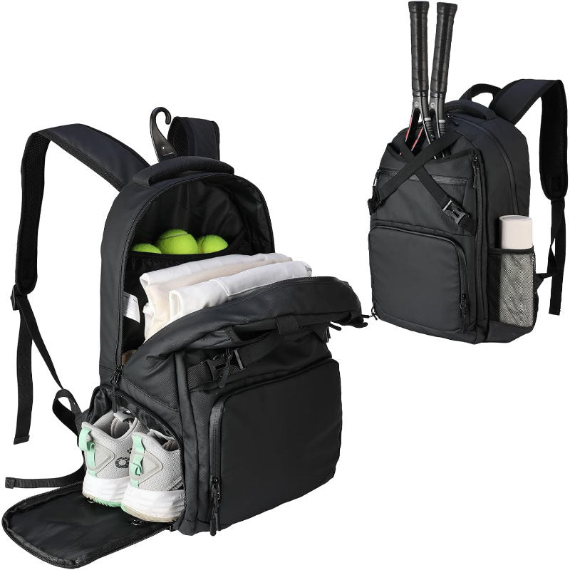 Sporty backpack with separate shoe compartment and multifunctional pockets Kalsten