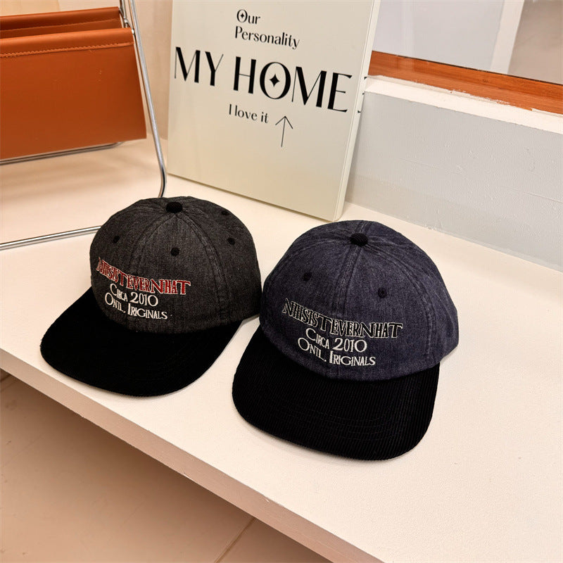 Men's Vintage-Inspired Embroidered Baseball Cap Kalsten