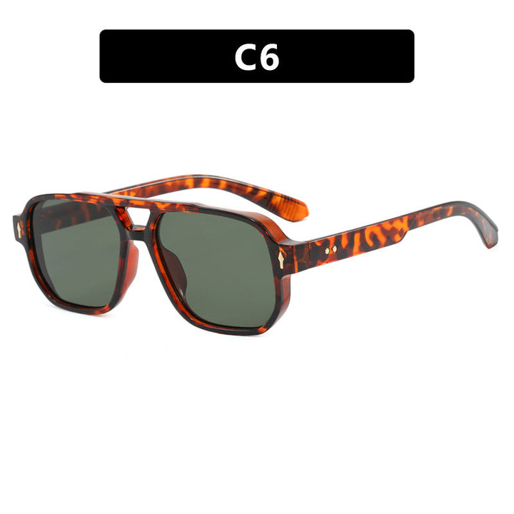 Women's trendy square sunglasses with luxurious details Kalsten