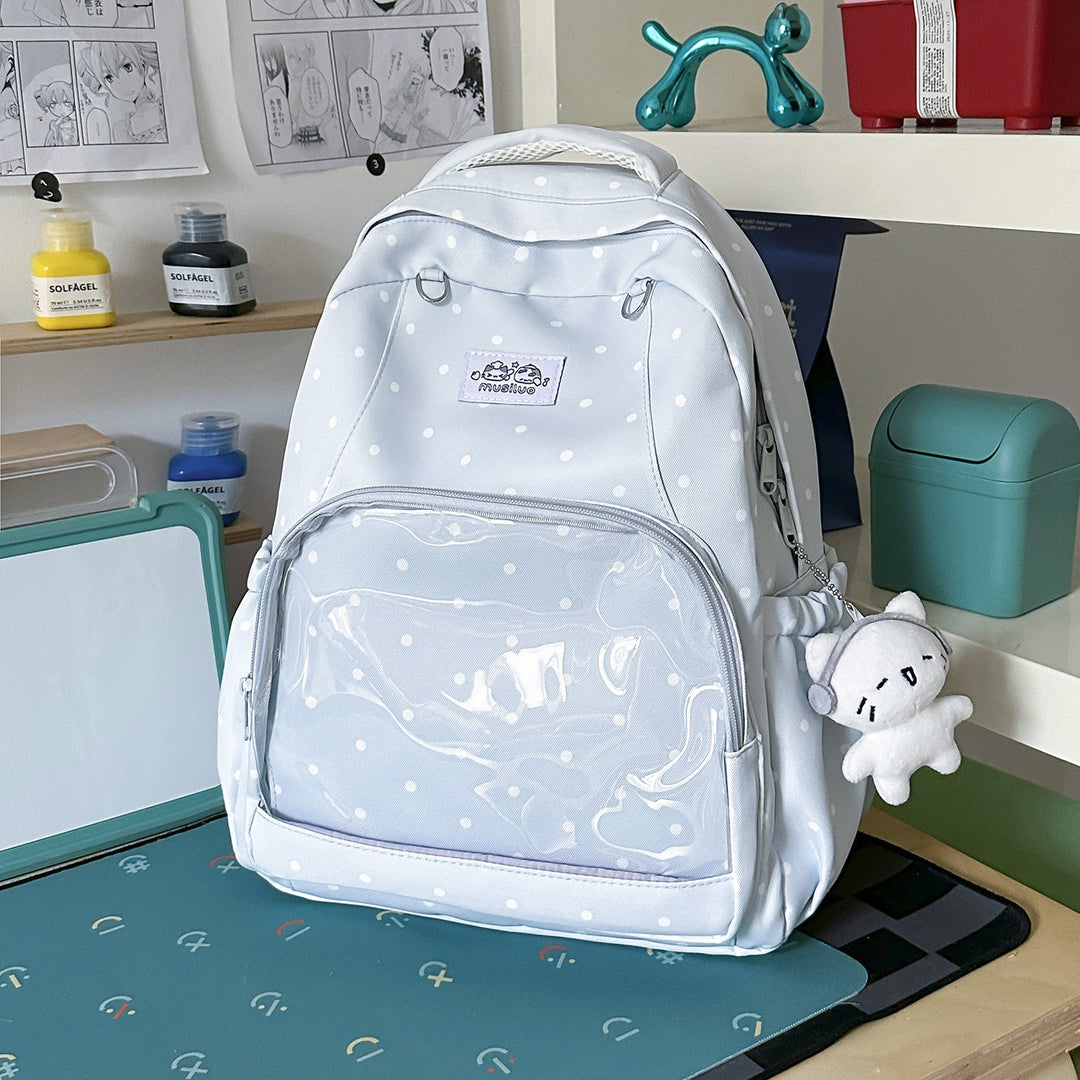 Fun Polka Dot School Backpack