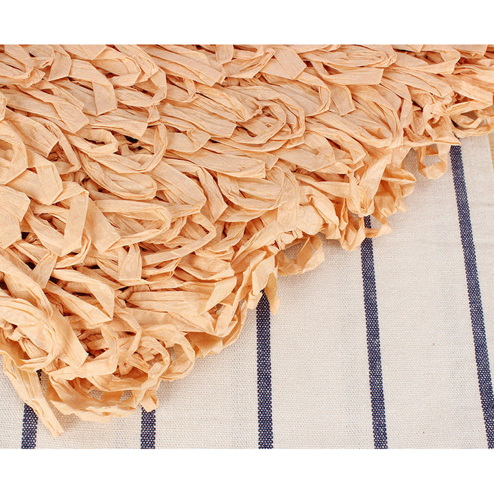 Luxurious shoulder bag with handmade fringes Kalsten