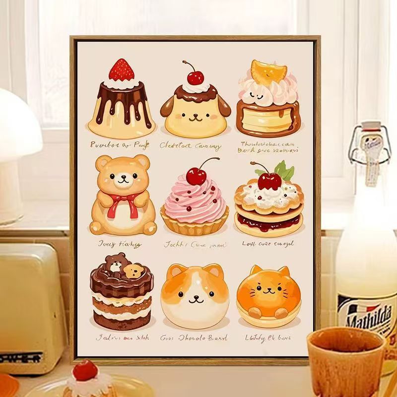 Cute Dessert-Themed Wall Art Kalsten