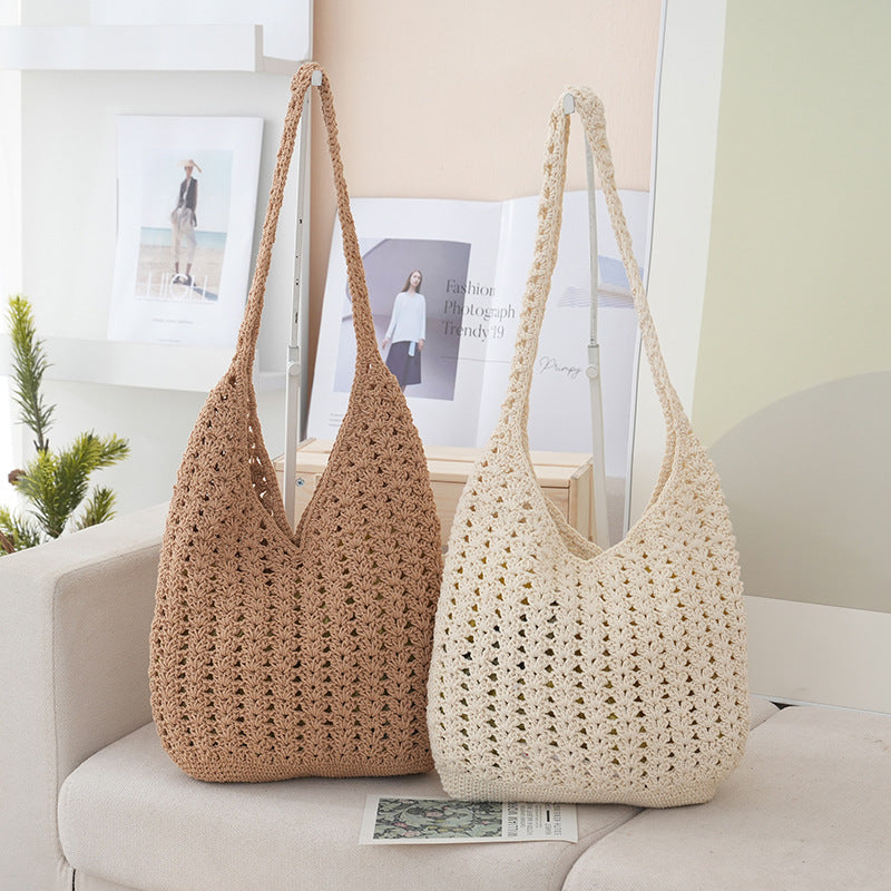 Handcrafted Net Shoulder Bag Kalsten