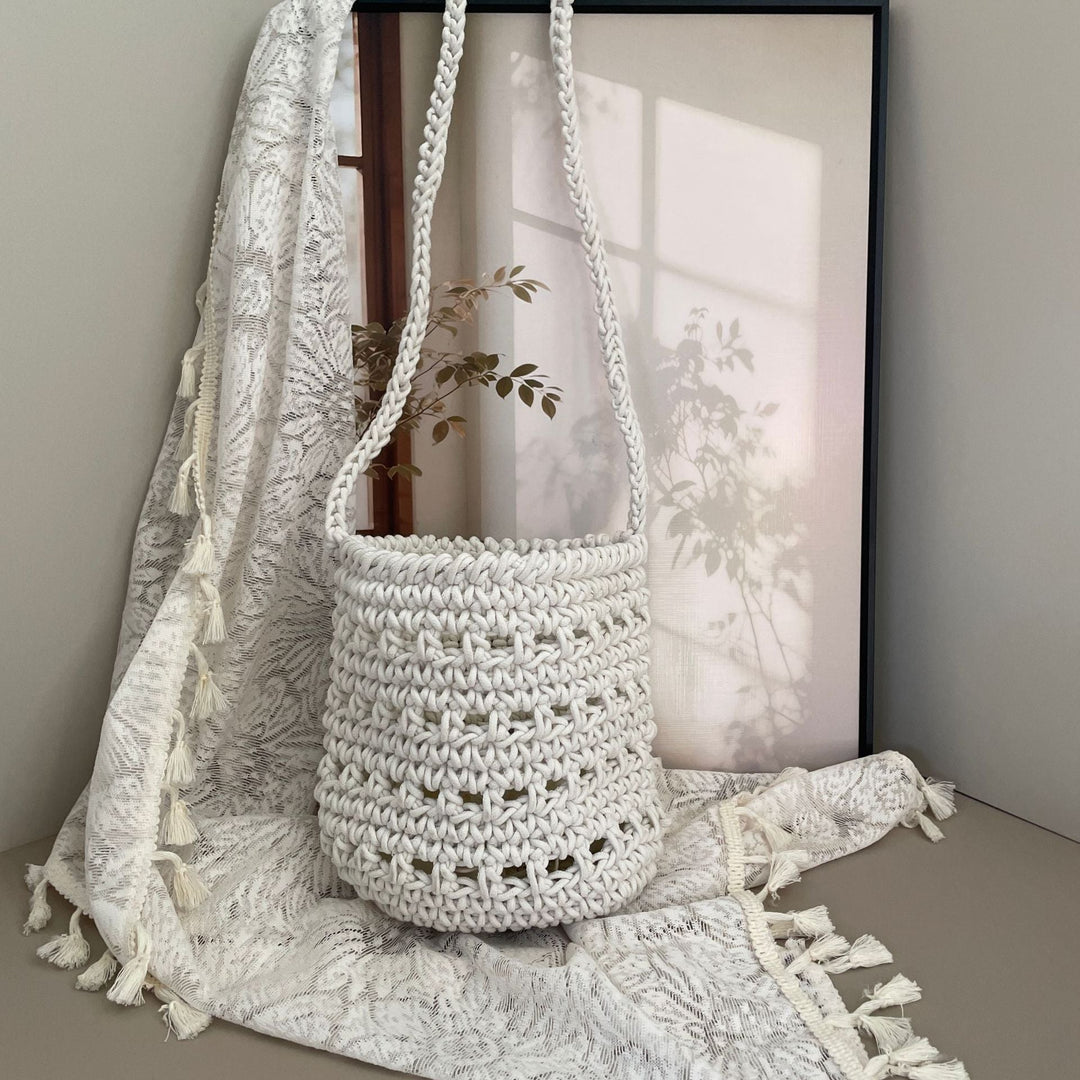 Macrame Handbag in Boho Style Kalsten