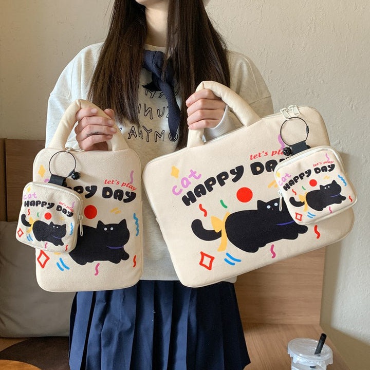 Laptop bag with creative cat pattern Kalsten