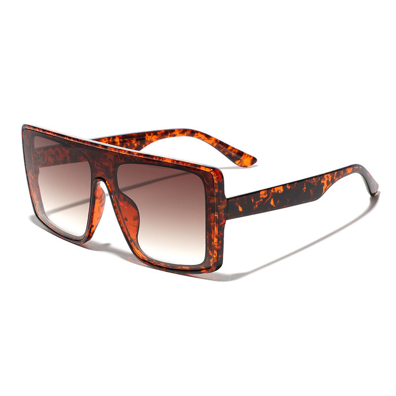 Women oversized square sunglasses with luxurious tortoiseshell design Kalsten