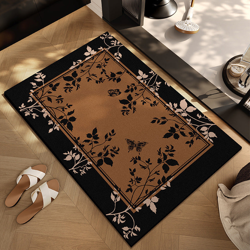 Checkerboard Patterned Entryway Mat Kalsten