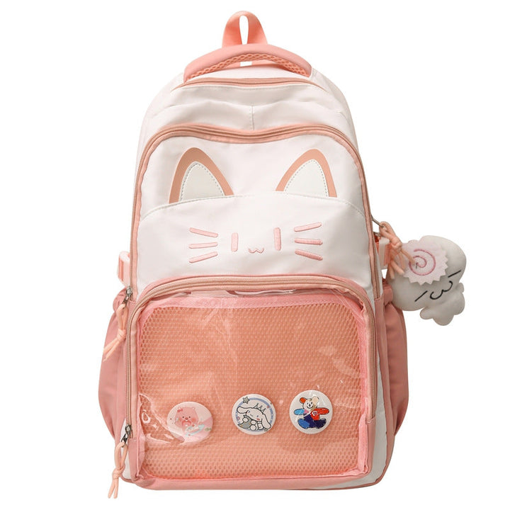 Cute Cat-Themed School Backpack Kalsten