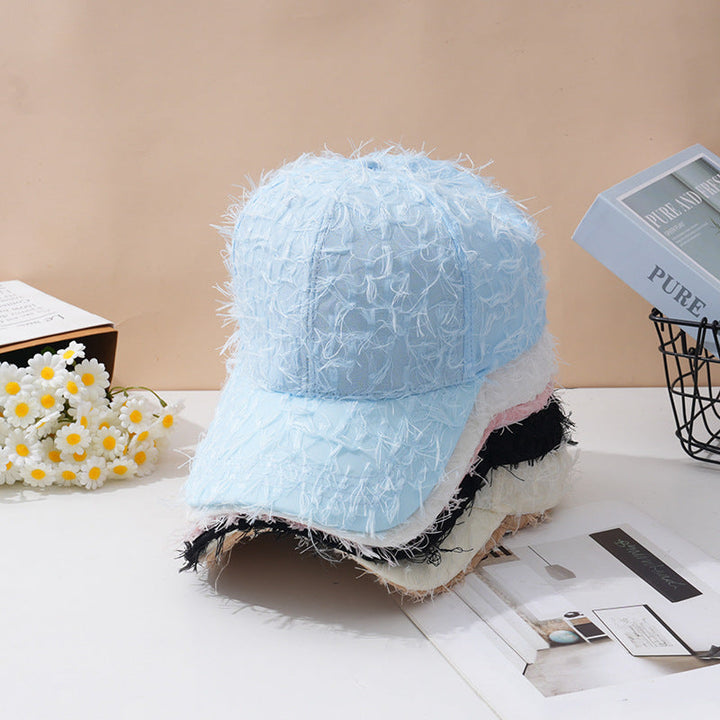 Women's Embroidered Textured Baseball Cap Kalsten