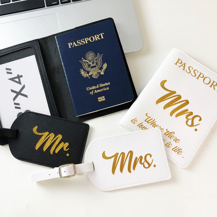 Stylish Passport and Luggage Tag Set Kalsten