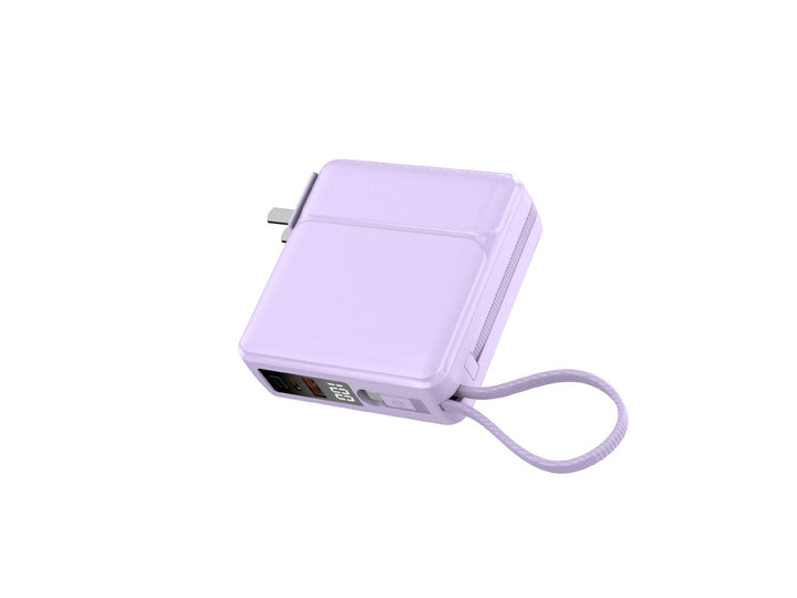 Compact quick-charge power bank with LCD display and integrated safety technology Kalsten