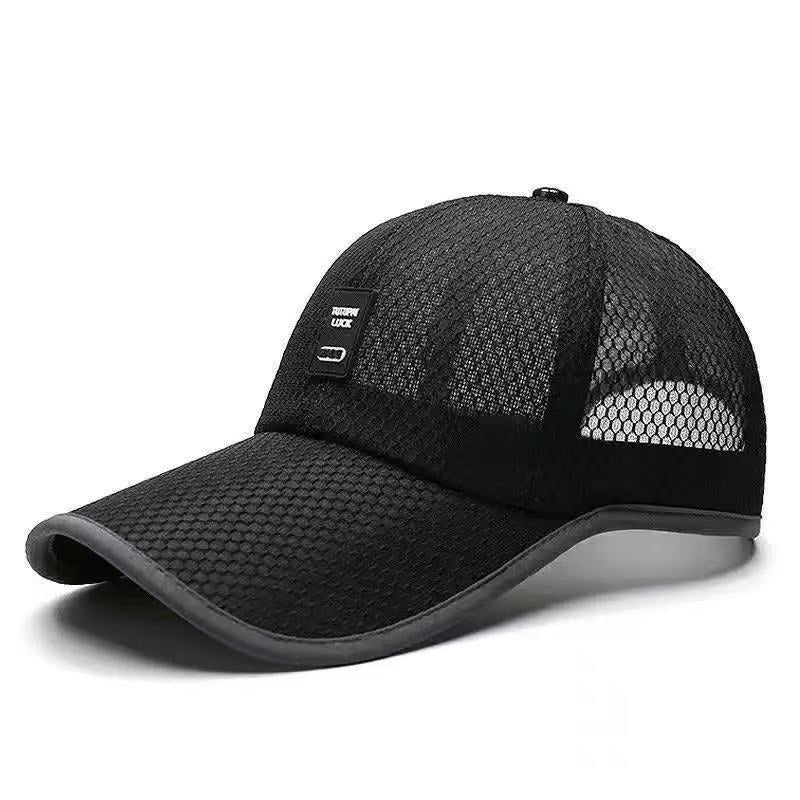 breathable mesh baseball cap with adjustable back strap and curved brim Kalsten