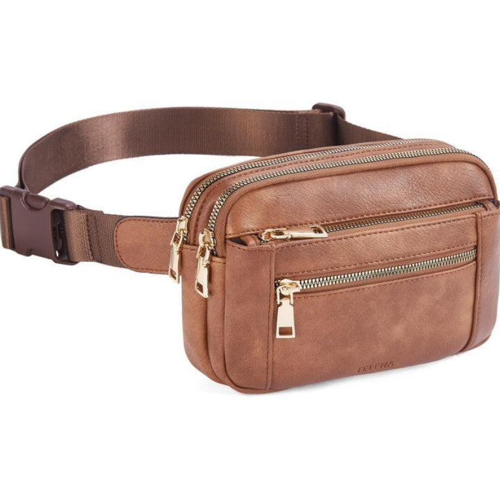 Elegant Leather Fanny Pack Kalsten