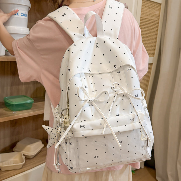 Stylish Polka Dot Pattern Backpack Kalsten