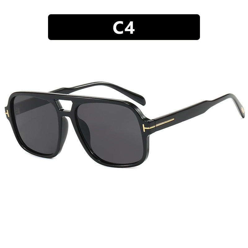 Women's trendy sunglasses with square frame and polarizing yellow lenses Kalsten