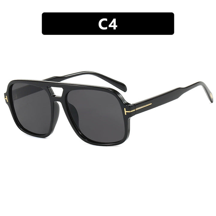 Women's trendy sunglasses with square frame and polarizing yellow lenses Kalsten