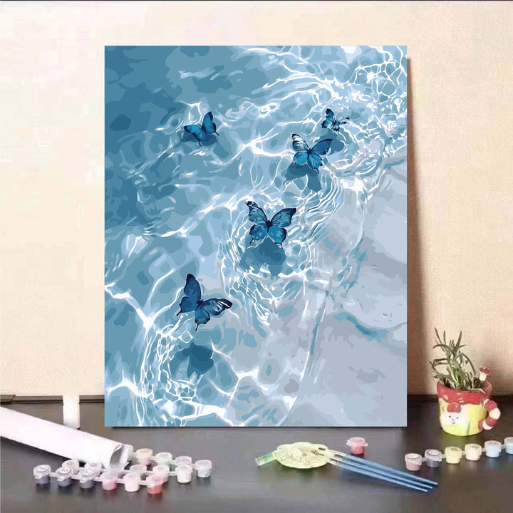Floral Fantasy Paint by Numbers Wall Art Kalsten