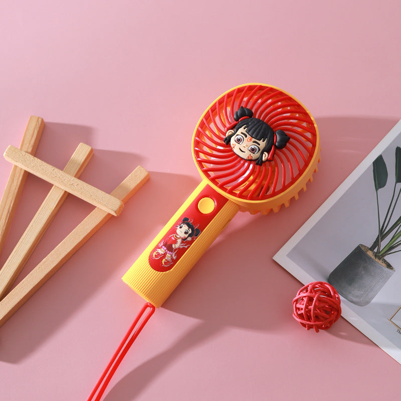 Women's portable handheld fan with cute cartoon design Kalsten