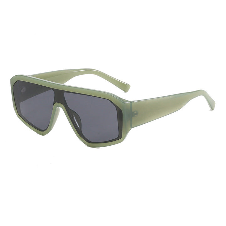 Women's oversized sunglasses in modern design with wide frame Kalsten