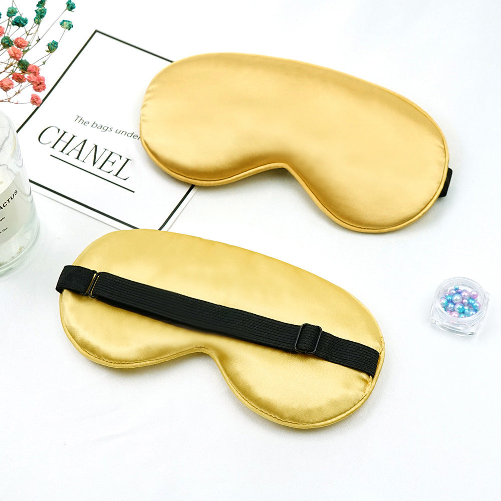 Unisex nan luxurious satin sleep mask with anatomical contour and adjustable elastic band Kalsten