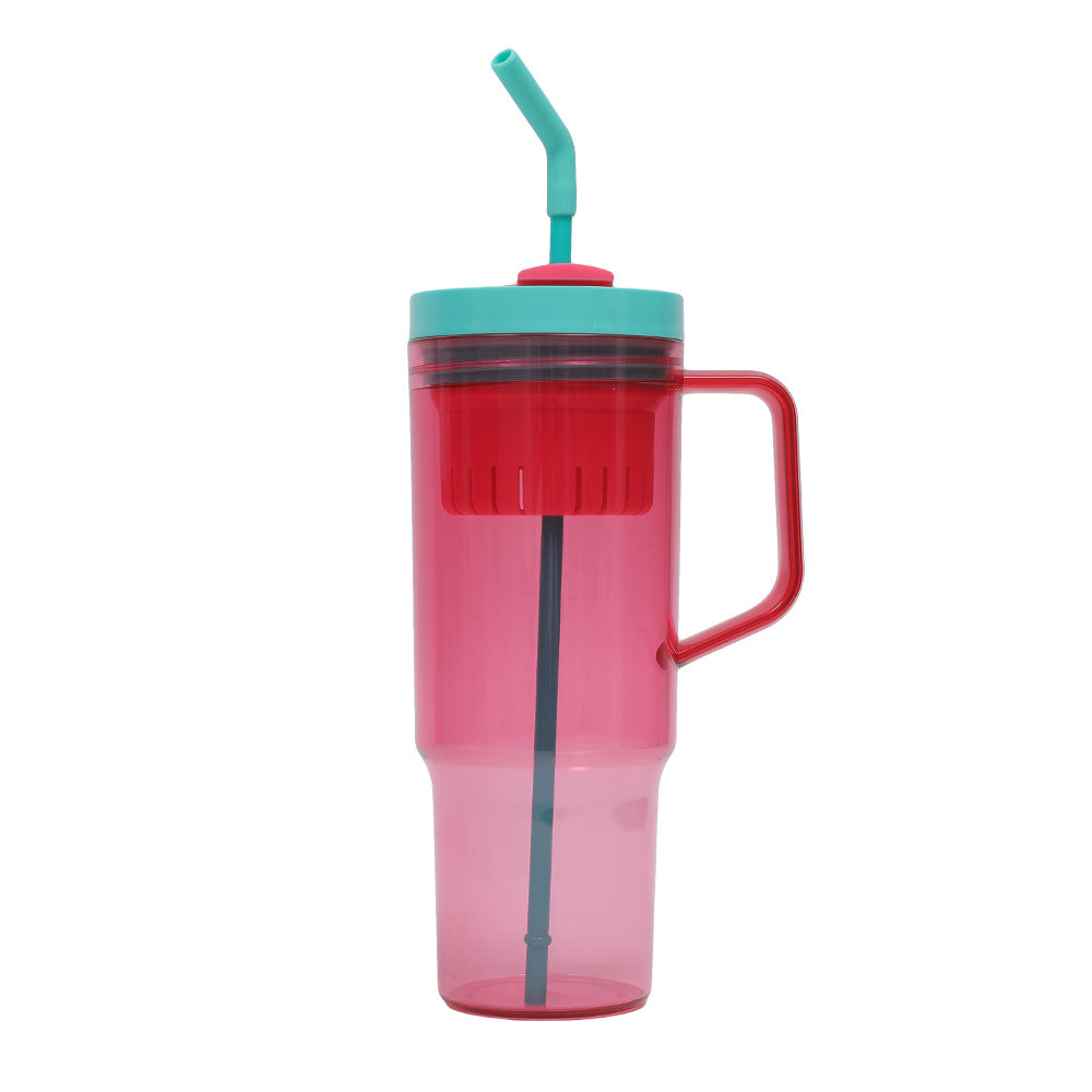 Ladies drinking cup with integrated filter and handle Kalsten