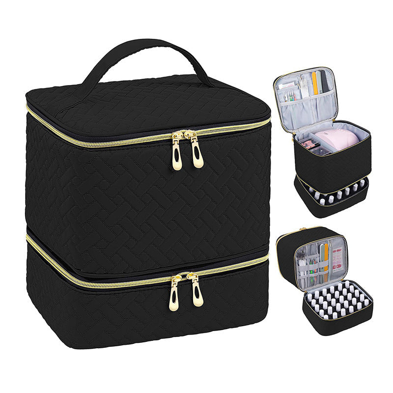 Cosmetic storage bag with multiple compartments Kalsten