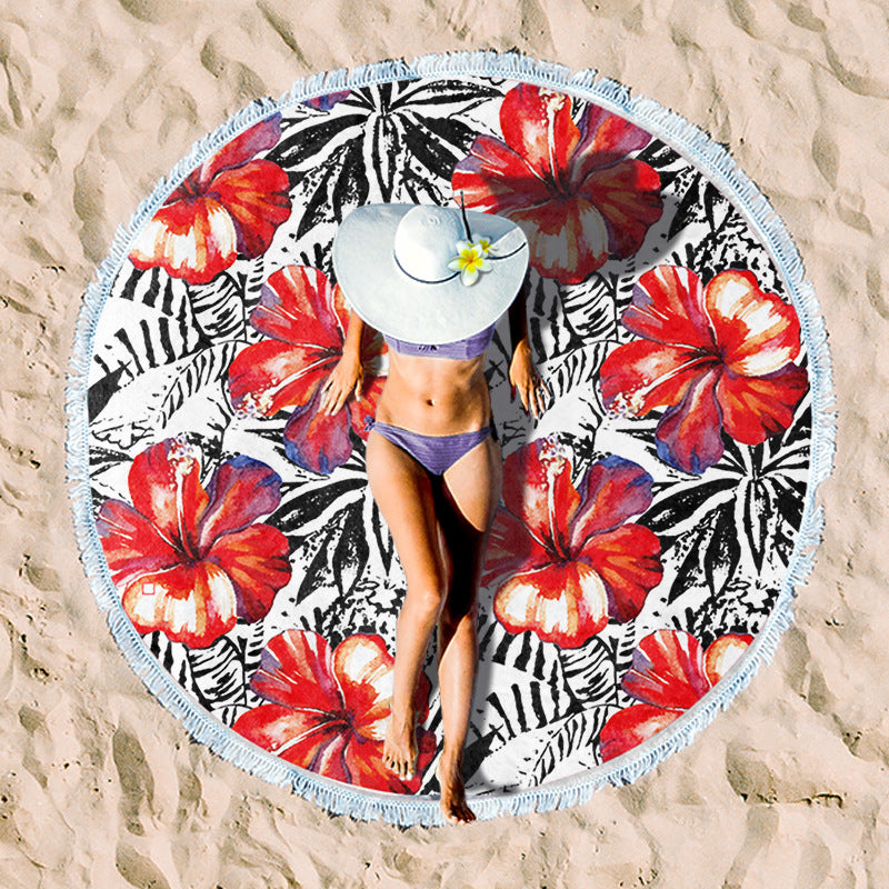 Rundstrand towel with unique sunset design Kalsten