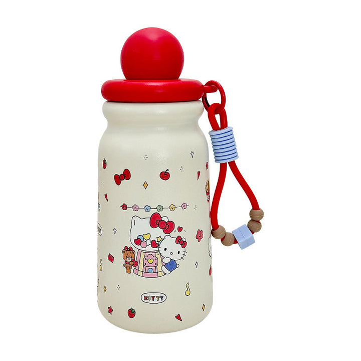 Women Creative Water Bottle with Cute Pendant Kalsten